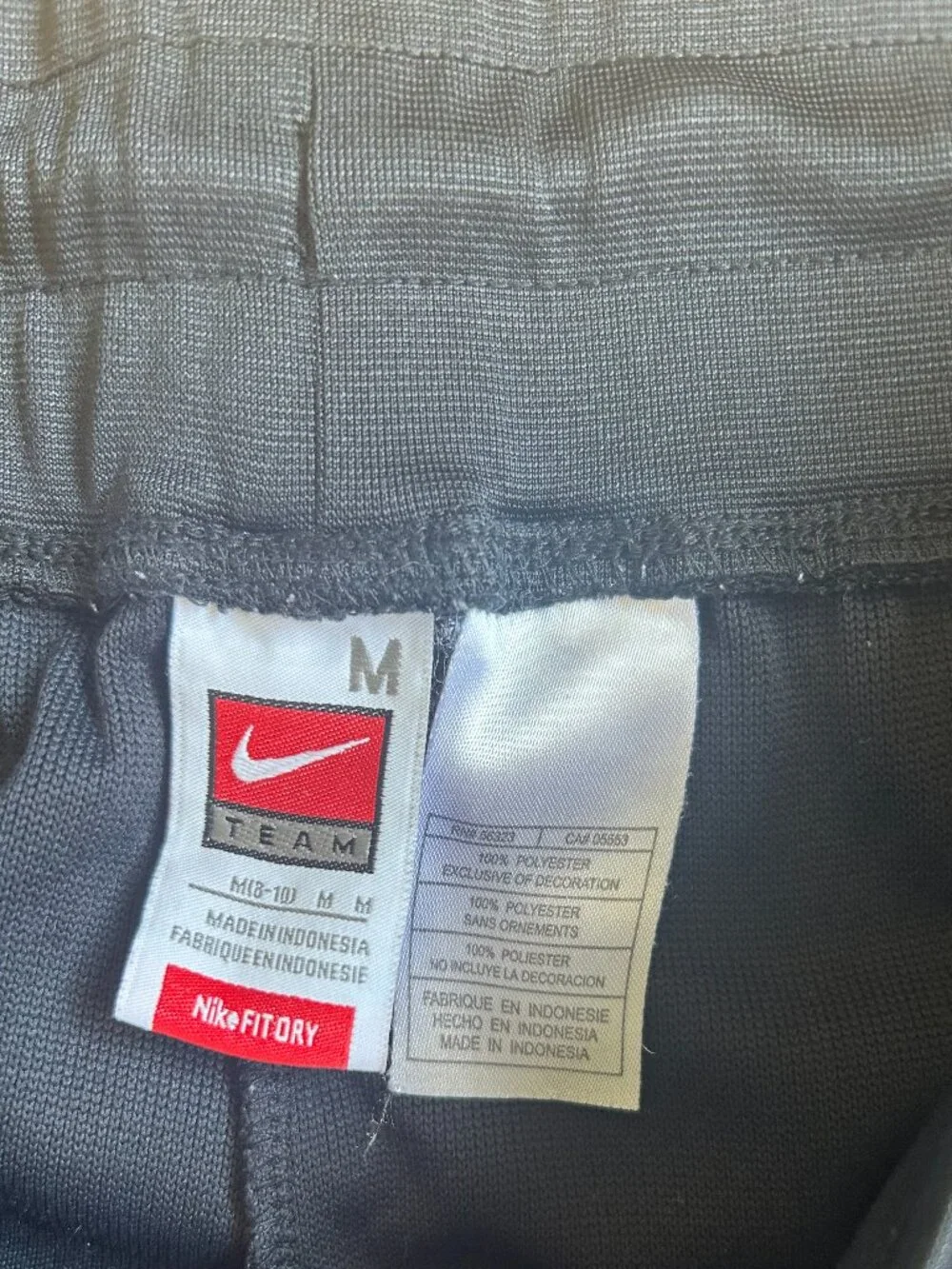 Nike Team Track Pants Women's Medium Ankle Snaps Breathable Fit Dry Lounge - Picture 4 of 7
